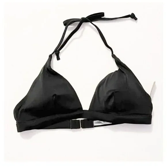 Pink Victoria's Secret Sz XL Black Push Up Bra Swim Top/ White Bottom Set - Picture 6 of 9